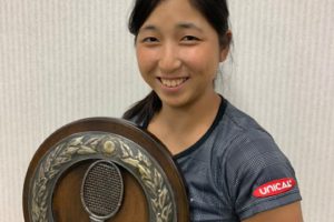 清水綾乃選手！全日本テニス選手権93rd 優勝致しました！