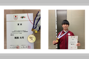 U23全日本レスリング選手権大会 優勝の尾西大河選手が来社いたしました！